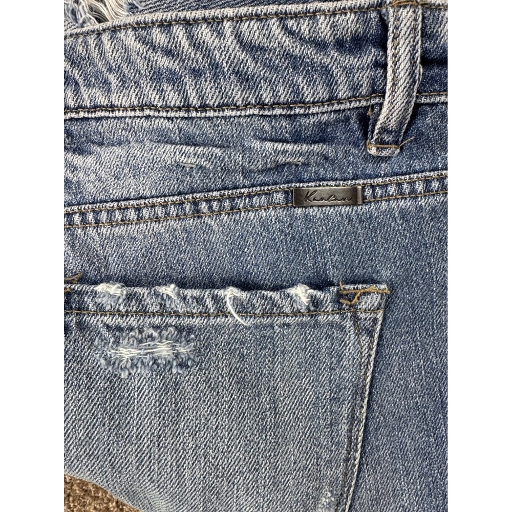KanCan Relaxed Fit Distressed High Rise Jeans Medium Wash Size 9/28 NEW - Picture 8 of 16